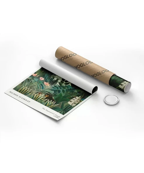 Çerçevesiz Poster Rousseau Ekvator Ormanı - Resim 2