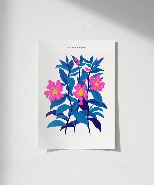 Çerçevesiz Poster Doğanın Göz Alıcı Çiçekleri ürün görseli