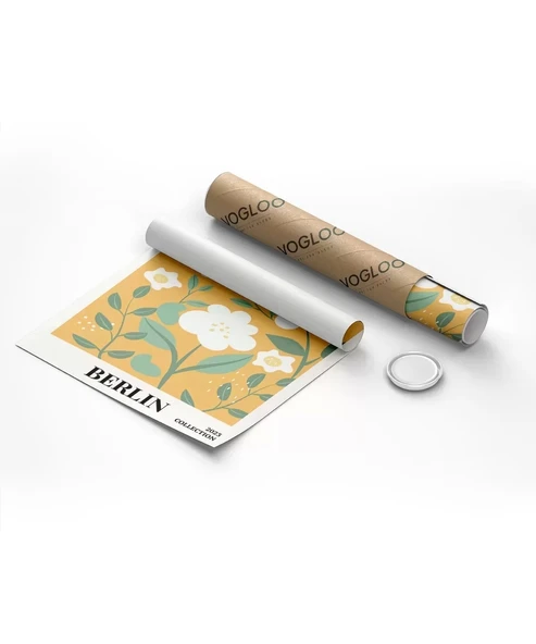 Çerçevesiz Poster Berlin Çiçek Koleksiyonu - Resim 2