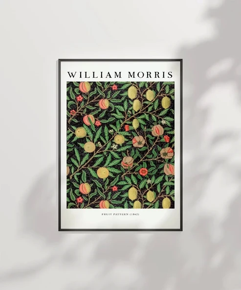 Çerçevesiz Poster William Morris Meyve Deseni No 1 - Resim 6