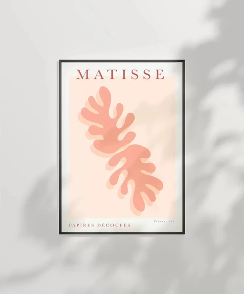 Çerçevesiz Poster Matisse Pembe Bitki - Resim 7