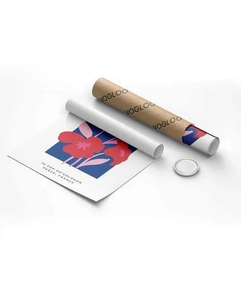 Çerçevesiz Poster Le Jardin Rouge - Resim 2