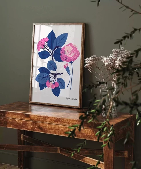 Çerçevesiz Poster Romantik Dokunuş - Resim 5