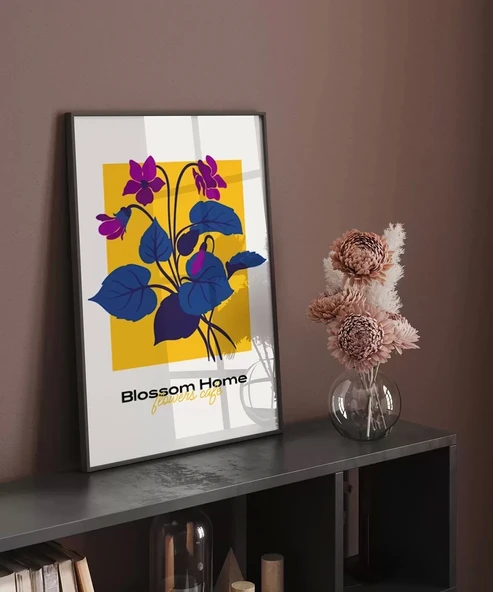Çerçevesiz Poster Blossom Home Renklerin Dansı - Resim 5