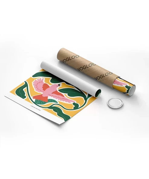 Çerçevesiz Poster Uçuşan Renkler - Resim 2