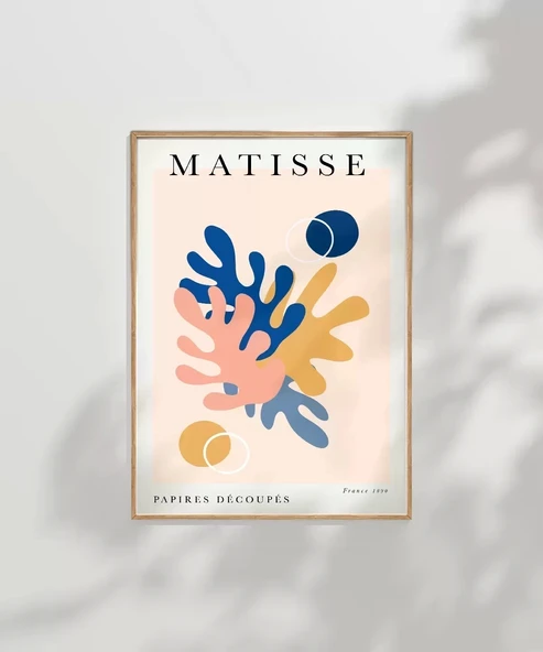 Çerçevesiz Poster Matisse Papiers Découpés No 5 - Resim 8