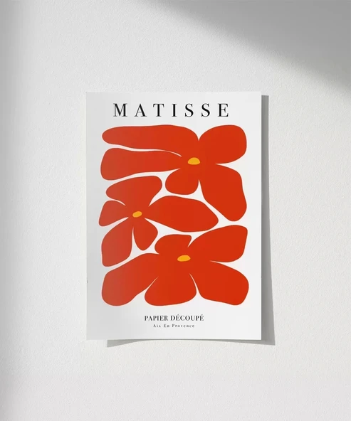 Çerçevesiz Poster Matisse Papiers Découpés No 6