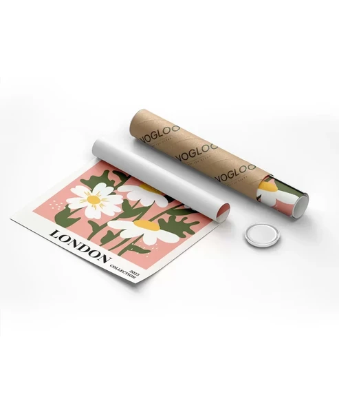 Çerçevesiz Poster Londra'nın Neşeli Papatyaları - Resim 2