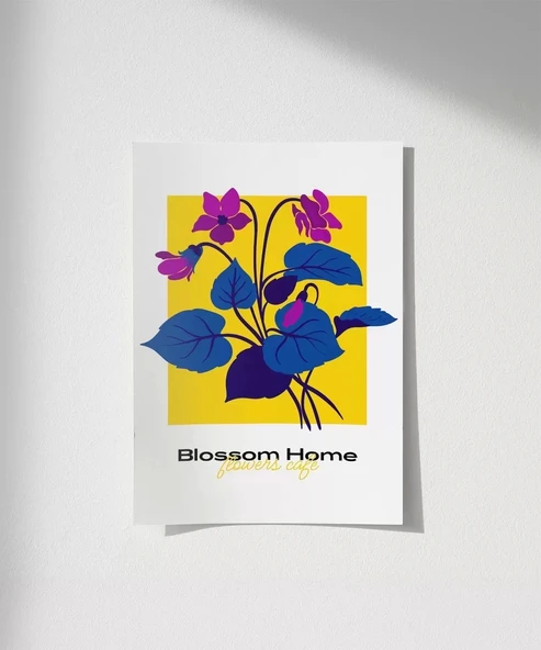 Çerçevesiz Poster Blossom Home Renklerin Dansı ürün görseli