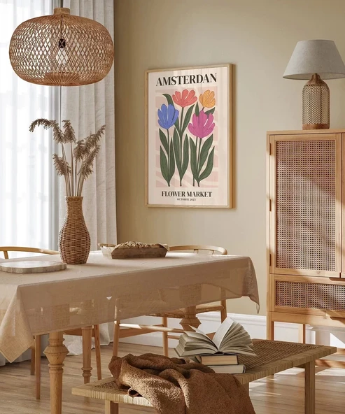 Çerçevesiz Poster Amsterdam'da Çiçek Zamanı - Resim 6