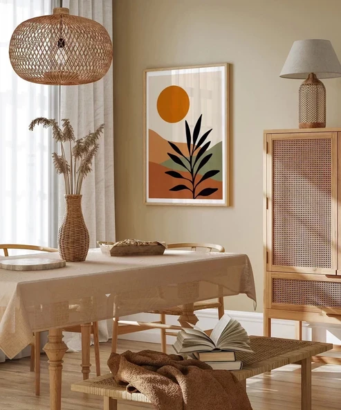 Çerçevesiz Poster Çöl Bitkisi - Resim 6