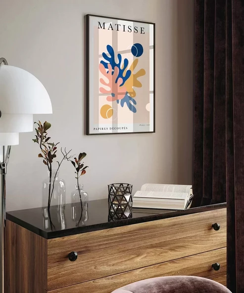 Çerçevesiz Poster Matisse Papiers Découpés No 5 - Resim 4