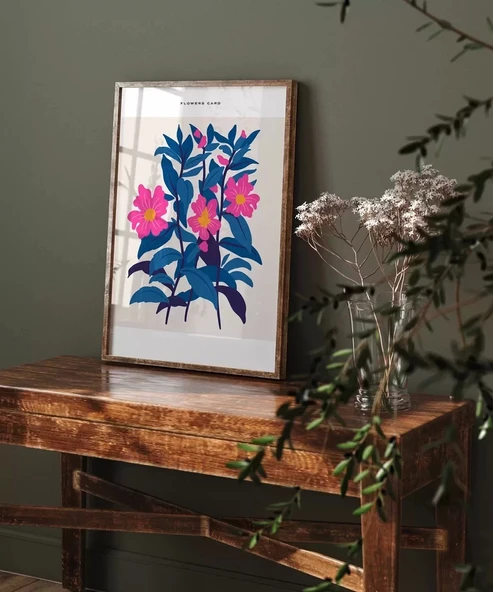 Çerçevesiz Poster Doğanın Göz Alıcı Çiçekleri - Resim 5