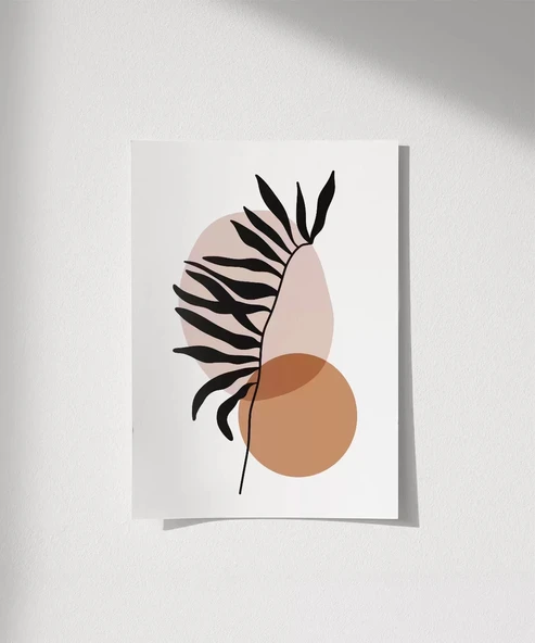 Çerçevesiz Poster Bohem Bitki 1 ürün görseli