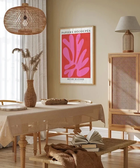 Çerçevesiz Poster Matisse Papiers Découpés No 1 - Resim 4