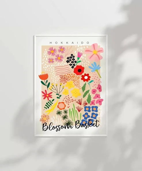 Çerçevesiz Poster Hokkaido Blossom Market - Resim 3