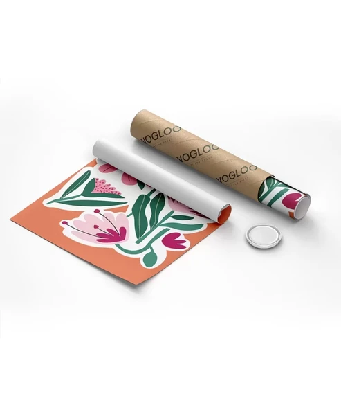 Çerçevesiz Poster Floral Enerji - Resim 2