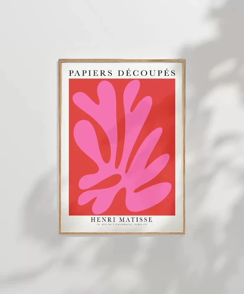 Çerçevesiz Poster Matisse Papiers Découpés No 1 - Resim 8