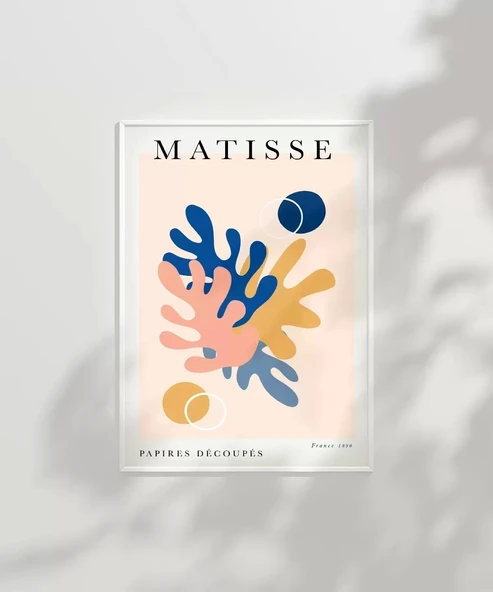 Çerçevesiz Poster Matisse Papiers Découpés No 5 - Resim 3
