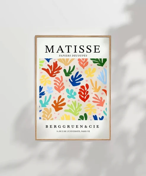 Çerçevesiz Poster Matisse Papiers Découpés No 2 - Resim 8