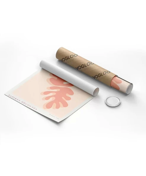 Çerçevesiz Poster Matisse Pembe Bitki - Resim 2