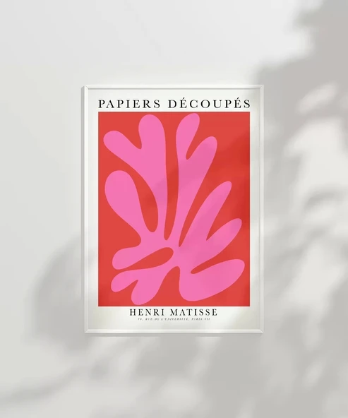 Çerçevesiz Poster Matisse Papiers Découpés No 1 - Resim 3