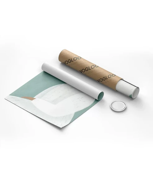 Çerçevesiz Poster Serene Portrait - Resim 8