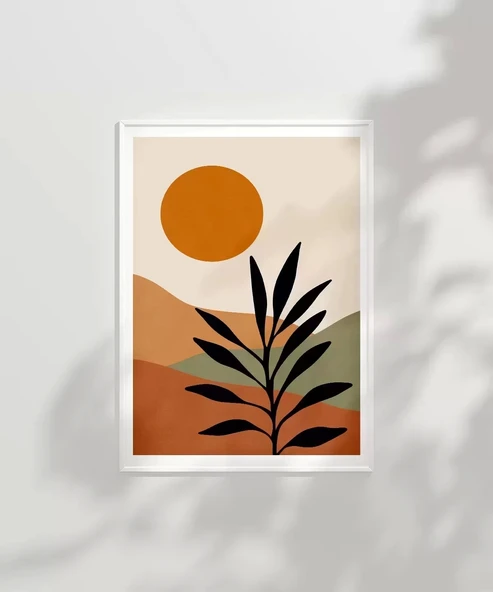 Çerçevesiz Poster Çöl Bitkisi - Resim 3