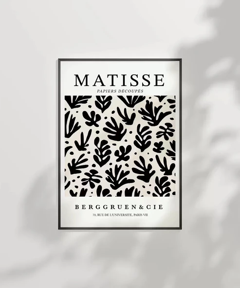 Çerçevesiz Poster Matisse Papiers Découpés No 3 - Resim 7