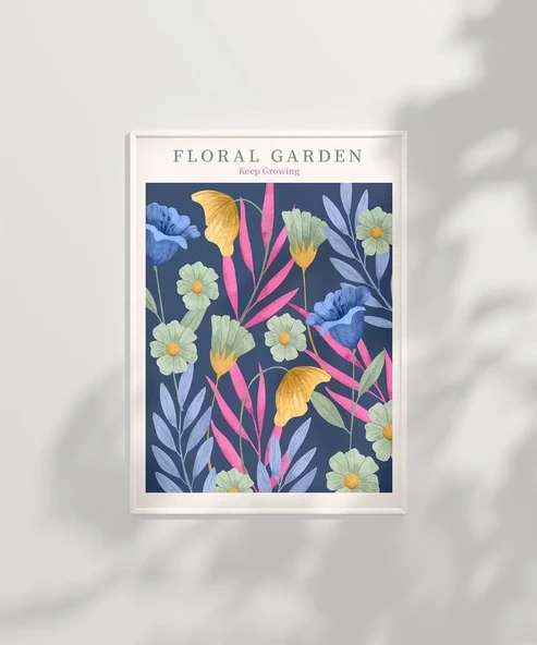 Çerçevesiz Poster Floral Rüyalar - Resim 3