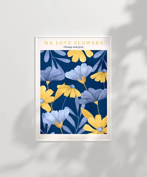 Çerçevesiz Poster Çiçeklerin Gücü - Resim 3