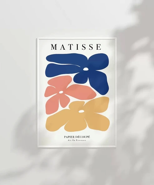 Çerçevesiz Poster Matisse Papiers Découpés No 7 - Resim 3