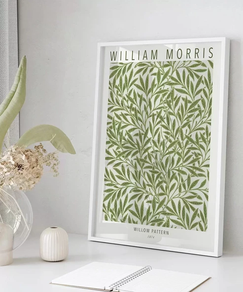 Çerçevesiz Poster William Morris Willow Pattern - Resim 6