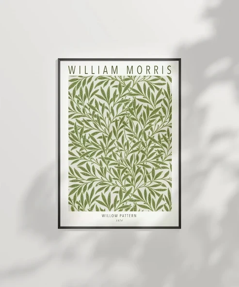 Çerçevesiz Poster William Morris Willow Pattern - 2