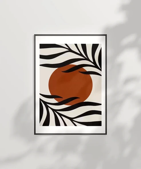 Çerçevesiz Poster Gün Batımı - Resim 7