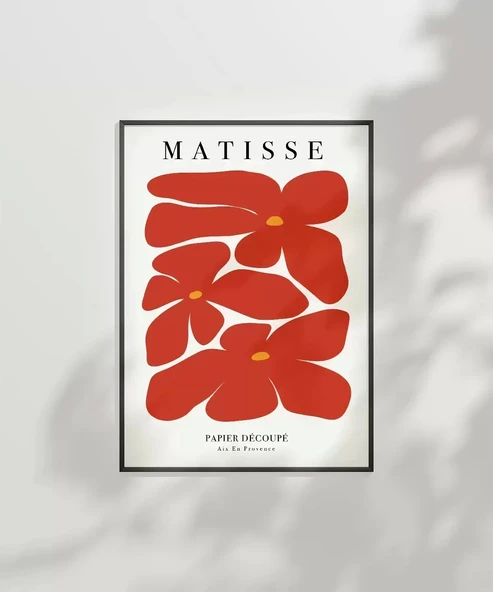 Çerçevesiz Poster Matisse Papiers Découpés No 6 - 7