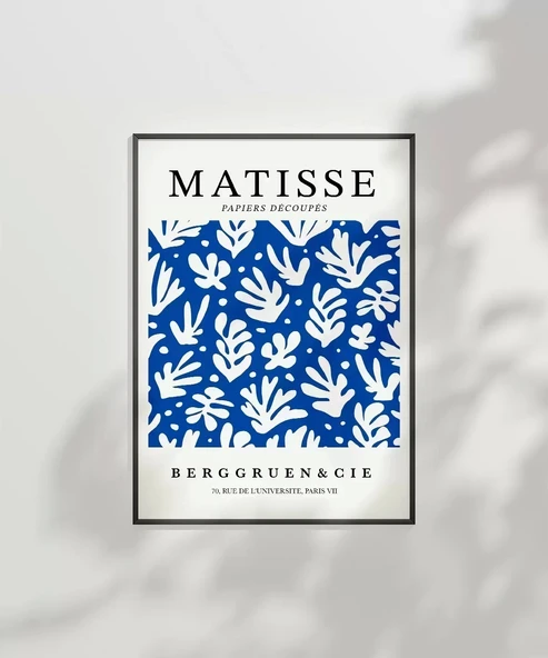 Çerçevesiz Poster Matisse Papiers Découpés No 4 - Resim 7