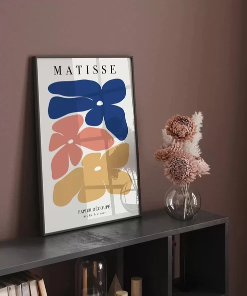 Çerçevesiz Poster Matisse Papiers Découpés No 7 - Resim 4