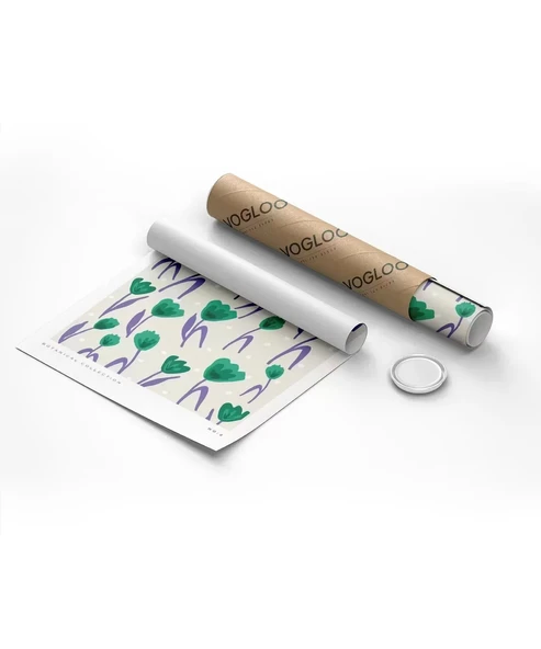 Çerçevesiz Poster Flower Market No 2 - Resim 2