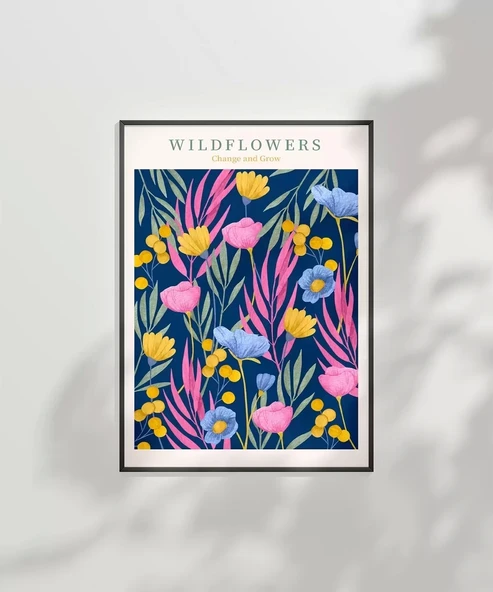 Çerçevesiz Poster Yabani Çiçeklerin Büyüsü - Resim 7