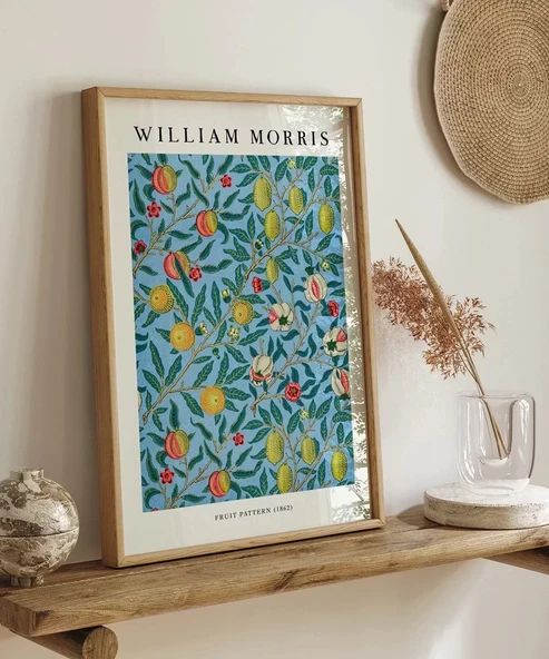 Çerçevesiz Poster William Morris Meyve Deseni No 2 - Resim 4