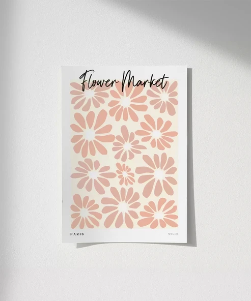 Çerçevesiz Poster Paris Flower Market ürün görseli