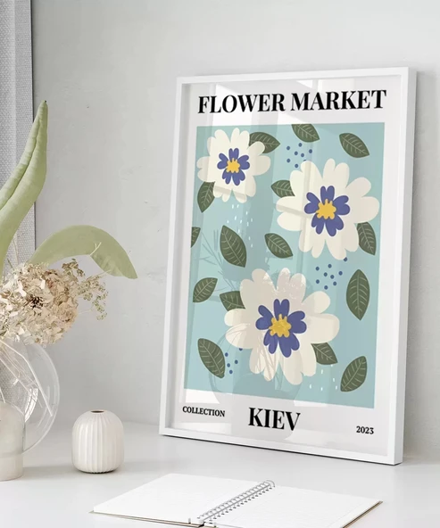 Çerçevesiz Poster Doğanın Kiev'deki Zarafeti - Resim 5