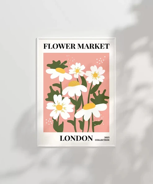 Çerçevesiz Poster Londra'nın Neşeli Papatyaları - Resim 3