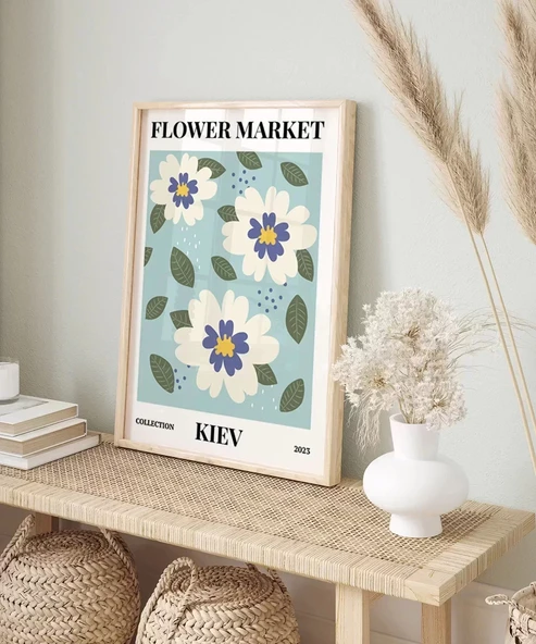 Çerçevesiz Poster Doğanın Kiev'deki Zarafeti - Resim 6