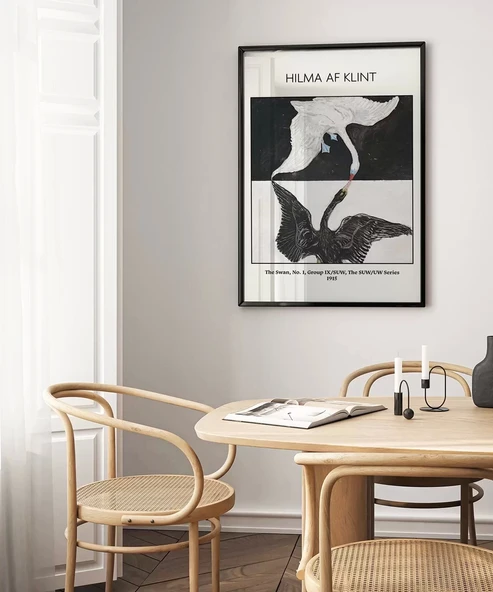 Çerçevesiz Poster Hilma Af Klint Kuğu - Resim 5