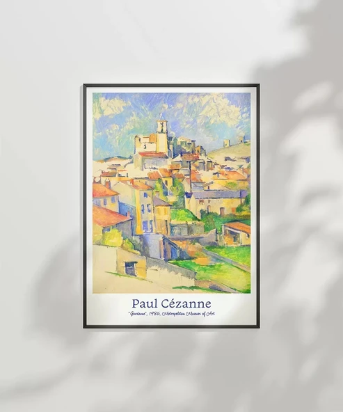 Çerçevesiz Poster Paul Cézanne Gardanne 2 - Resim 2
