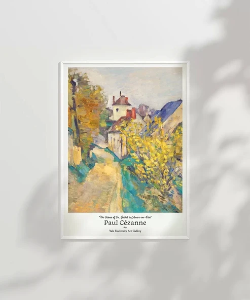 Çerçevesiz Poster Paul Cézanne  Auvers-sur-Oise'daki Dr. Gachet'nin Evi 2 - Resim 7