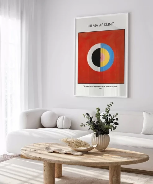 Çerçevesiz Poster Hilma Af Klint Kuğu 2 - Resim 3