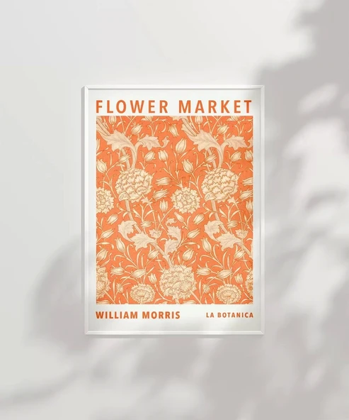 Çerçevesiz Poster William Morris Flower Market - Resim 7